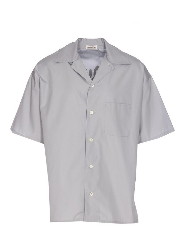 ALEXANDER MCQUEEN: シャツ - シャツ - グレー