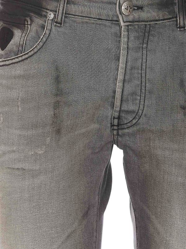 ストレートジーンズ - グレー shop online: JOHN RICHMOND
