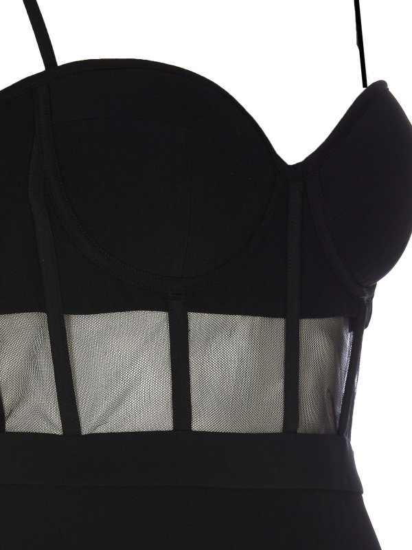 iKRIX ALEXANDER MCQUEEN: マキシドレス - マキシドレス - 黒