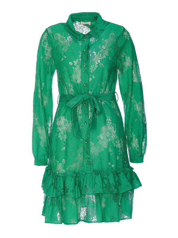 Liu Jo: ニーレングスドレス - 膝丈ドレス - 緑