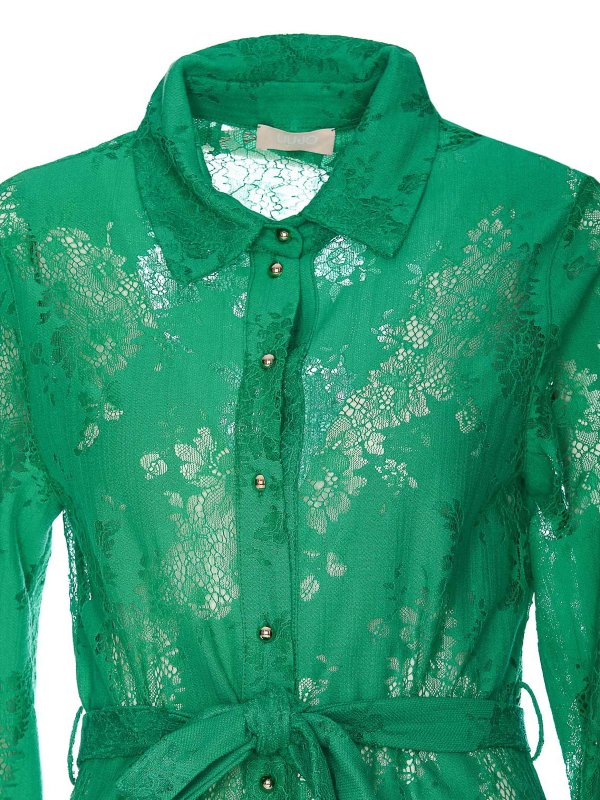 膝丈ドレス - 緑 shop online: Liu Jo