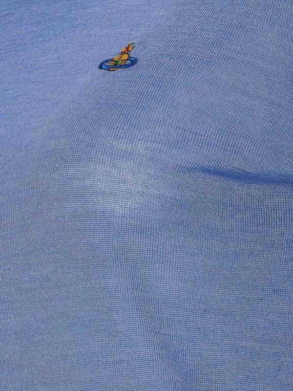 VIVIENNE WESTWOOD: Suéteres con cuello pico online - Suéter Cuello Redondo - Azul