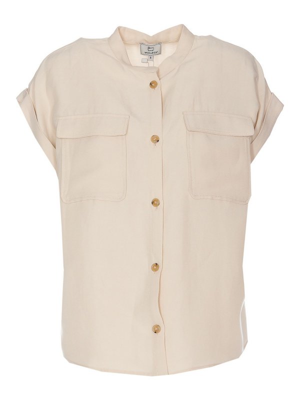 WOOLRICH: Chemises - Chemise - Beige