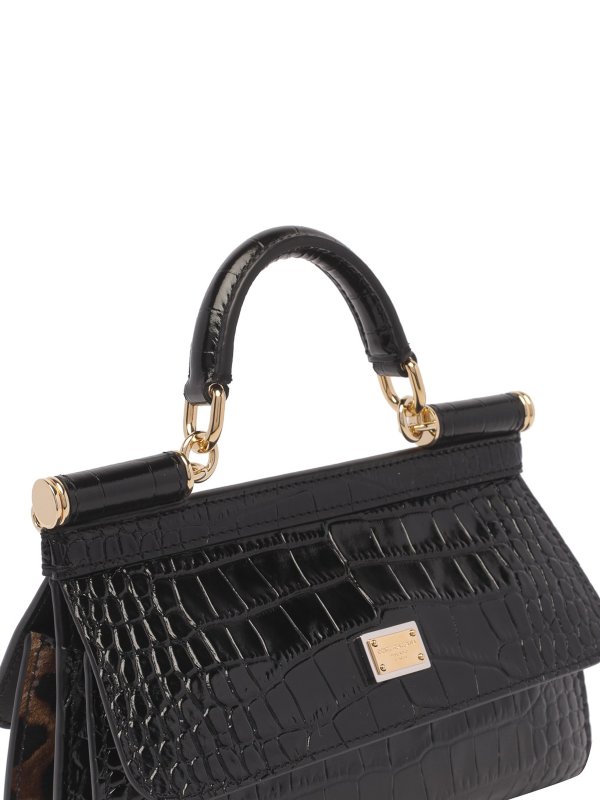 Small double-face sicily handbag shop online: DOLCE & GABBANA