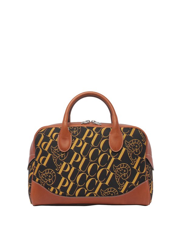 EMILIO PUCCI: bowling bags - Logo tote bag