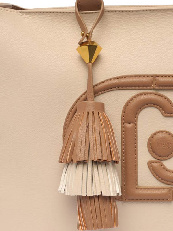 Logo tote bag shop online: Liu Jo