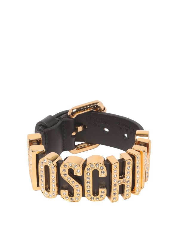 MOSCHINO: Bracelets & Bangles - Crystal detailed bracelet