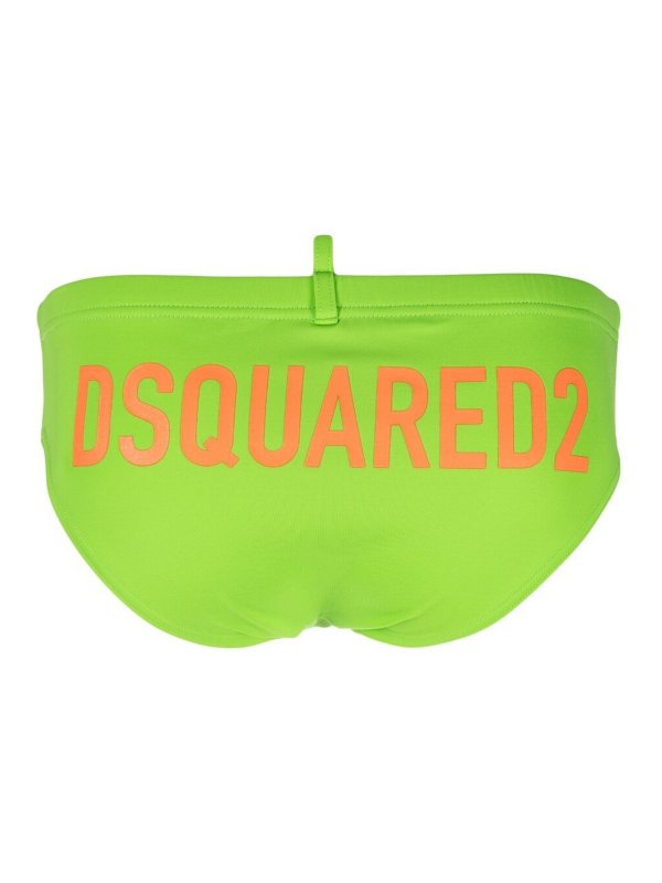 DSQUARED2: Swim shorts & swimming trunks online - Logo-print swim trunks
