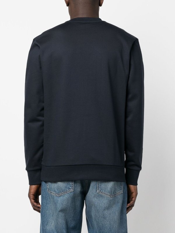 Logo-patch sweatshirt shop online: Hugo Boss