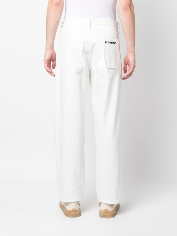 Vaqueros Rectos - Blanco shop online: JIL SANDER