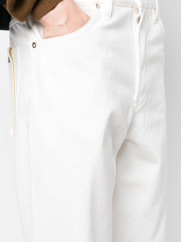 JIL SANDER buy online Vaqueros Rectos - Blanco