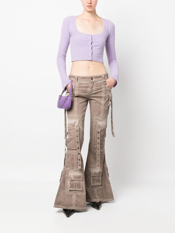 BLUMARINE: casual trousers online - Bootcut cargo trousers