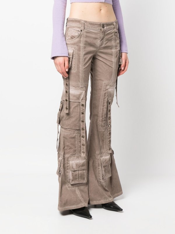 iKRIX BLUMARINE: casual trousers - Bootcut cargo trousers