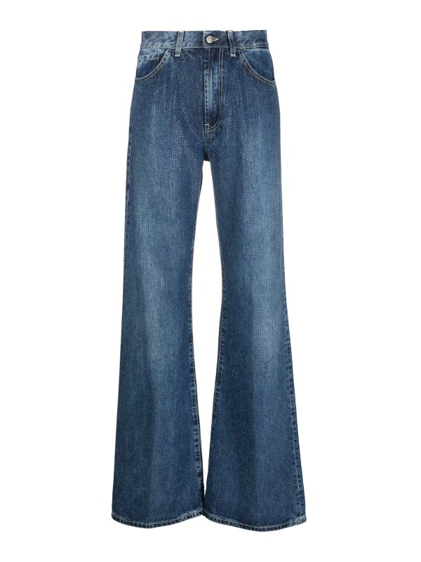 DONDUP: ベルボトムジーンズ - フレアジーンズ - Amber