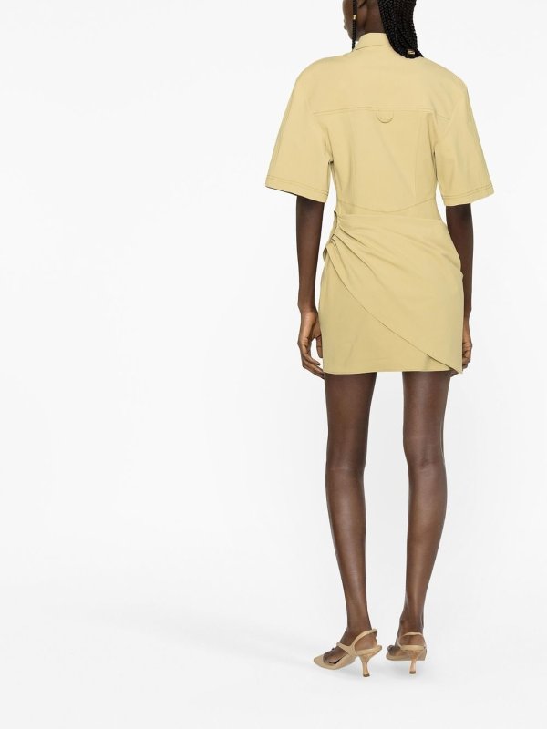 iKRIX JACQUEMUS: short dresses - La robe Camisa shirt dress