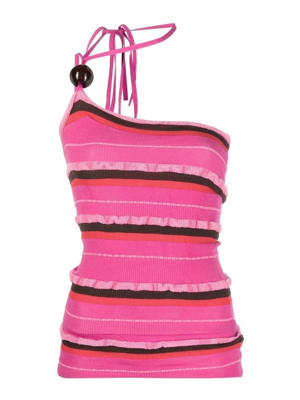 JACQUEMUS: Tops & Tank tops - La maille Concha top