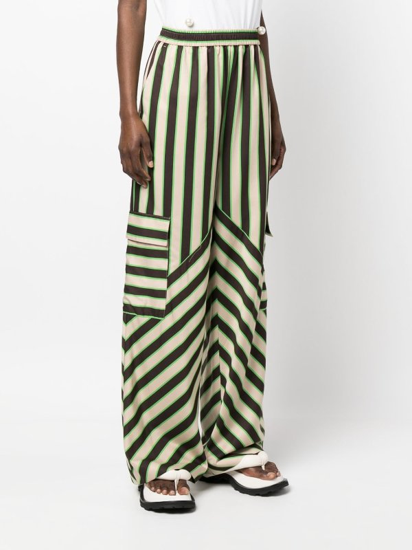 iKRIX m.s.g.m.: pantaloni casual - Pantaloni a vita alta a righe