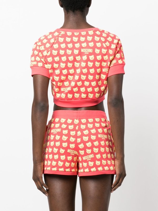 Cropped top shop online: MOSCHINO