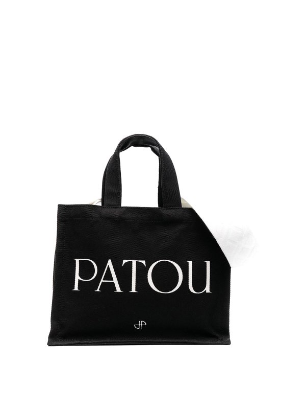 PATOU: トートバッグ - トートバッグ - 黒