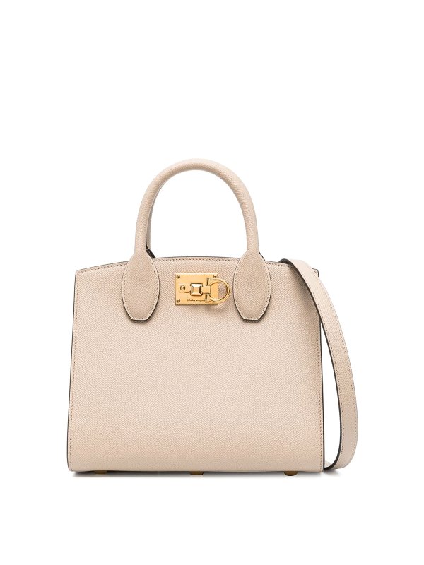 SALVATORE FERRAGAMO: Bolsos Shopping - Bolso Shopping - Beis
