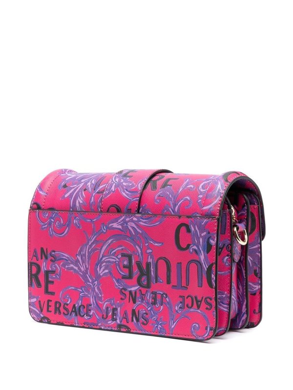 クロスボディバッグ - ダークピンク shop online: Versace Jeans Couture