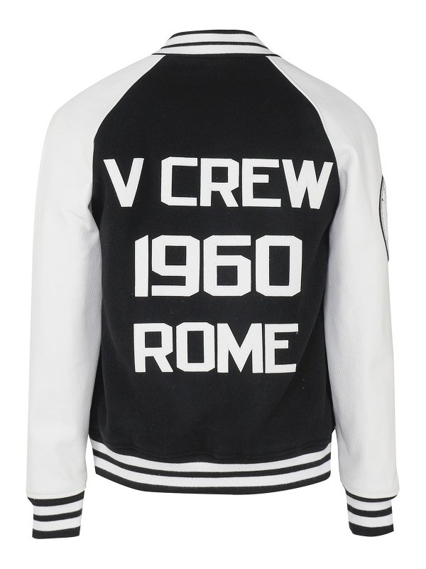 VALENTINO: bombers online - College down jacket