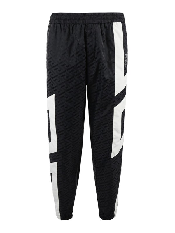 VERSACE: tracksuit bottoms - La greca pants