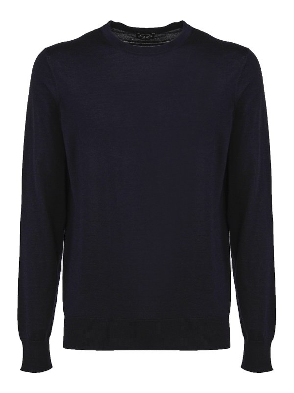 Z ZEGNA: crew necks - Cashmere and silk knit