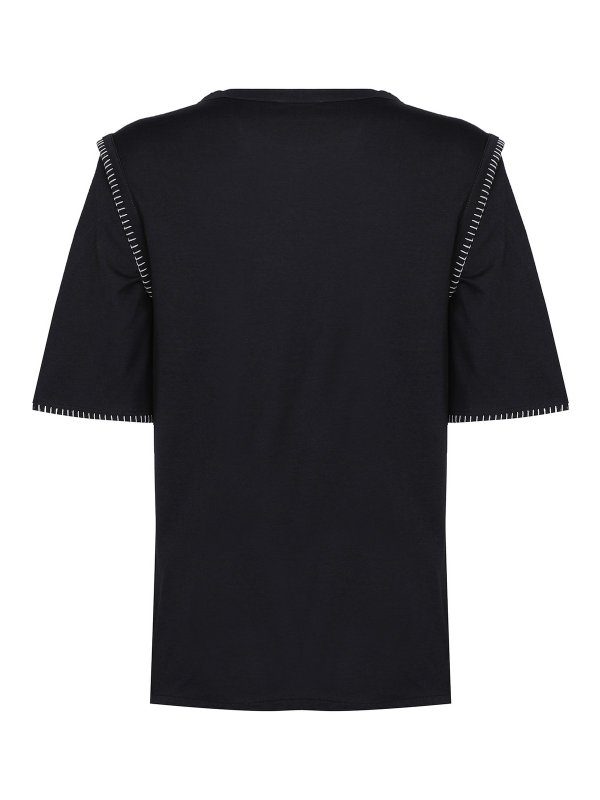 FAY: t-shirts online - Long t-shirt with stitching