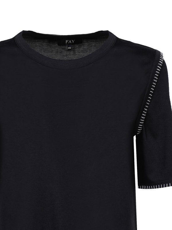 iKRIX FAY: t-shirts - Long t-shirt with stitching