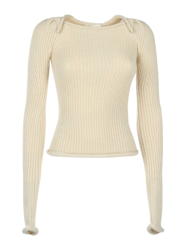 MAX MARA STUDIO: crew necks - Valico ribbed knit