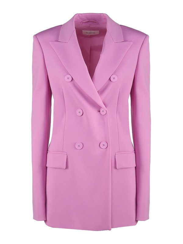 MAX MARA STUDIO: blazers - Double-breasted Frizz jacket