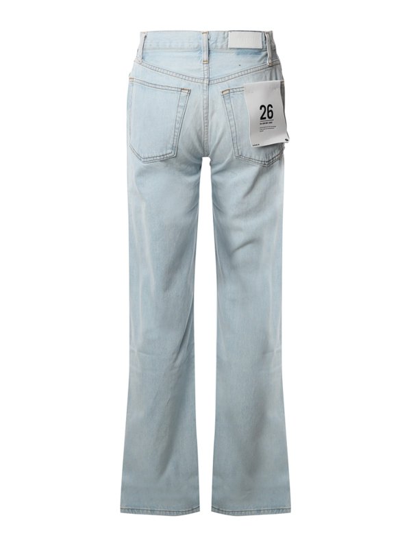 RE/DONE: ストレートジーンズ online - ストレートジーンズ - ライトウォッシュ