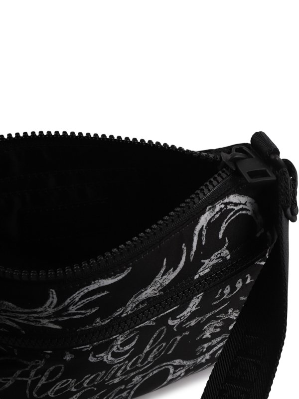 ショルダーバッグ - 黒 shop online: ALEXANDER MCQUEEN