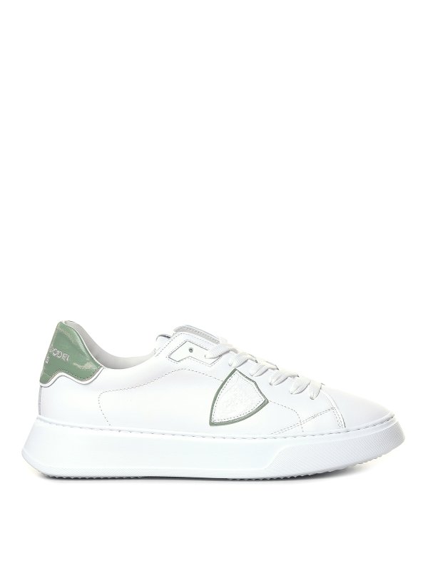PHILIPPE MODEL: trainers - Patterned heel sneakers