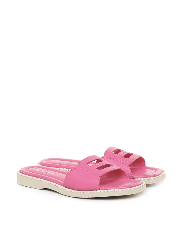 HOGAN: ビーチサンダル online - ビーチサンダル - ダークピンク