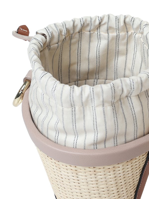 Maison Margiela: バケットバッグ online - バケットバッグ - ベージュ