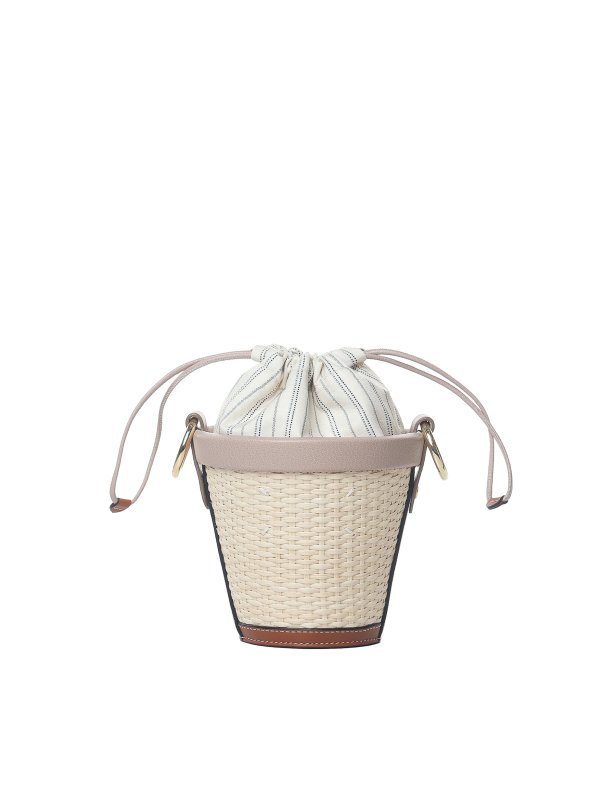 iKRIX Maison Margiela: バケットバッグ - バケットバッグ - ベージュ