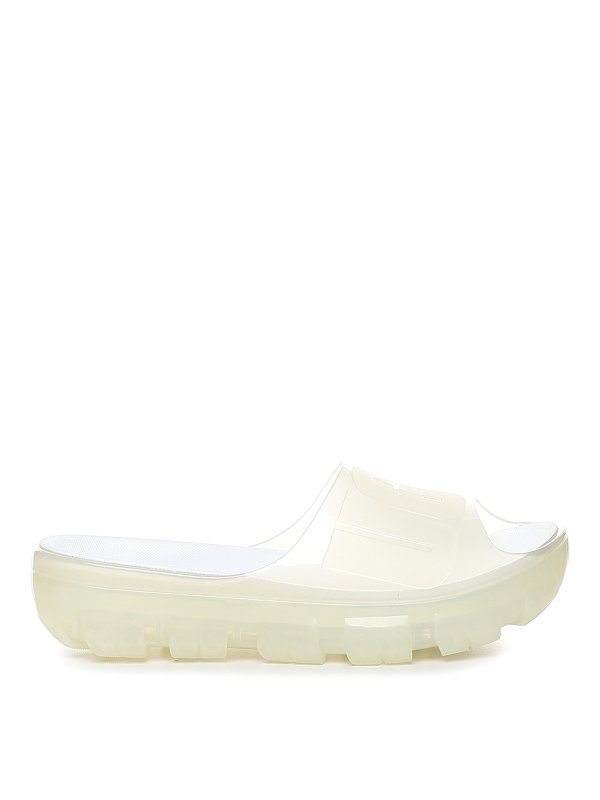 UGG: Chanclas de playa - Chanclas - Blanco