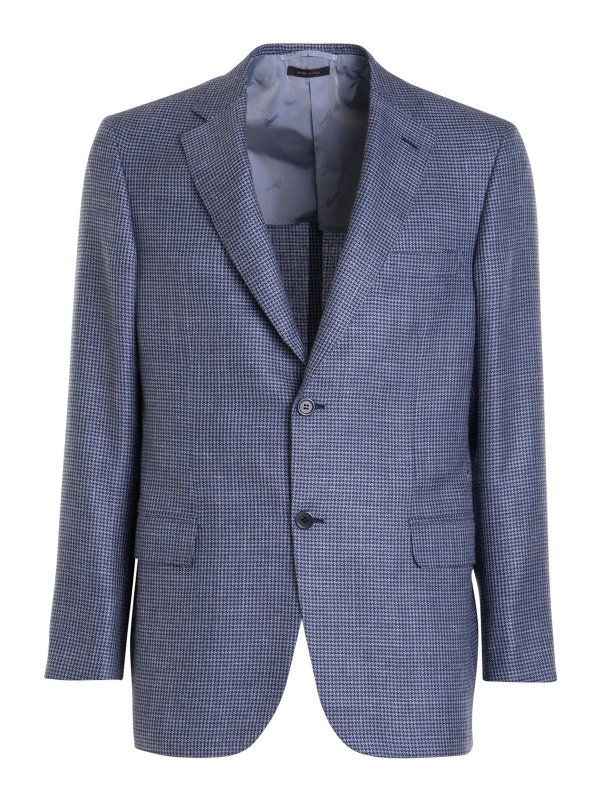 BRIONI: Blazer - Blazer - Azul