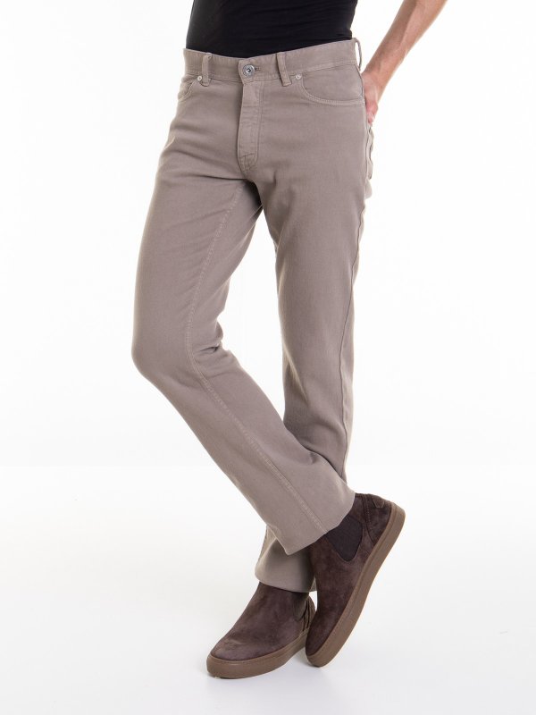 BRIONI: Straight Leg Jeans online - Straight Leg Jeans - Beige