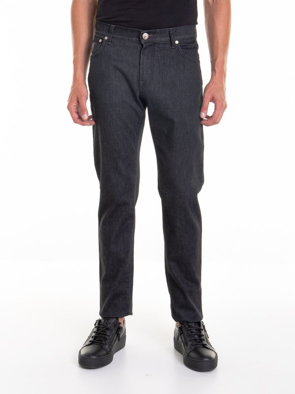 CORNELIANI: ストレートジーンズ online - ストレートジーンズ - グレー