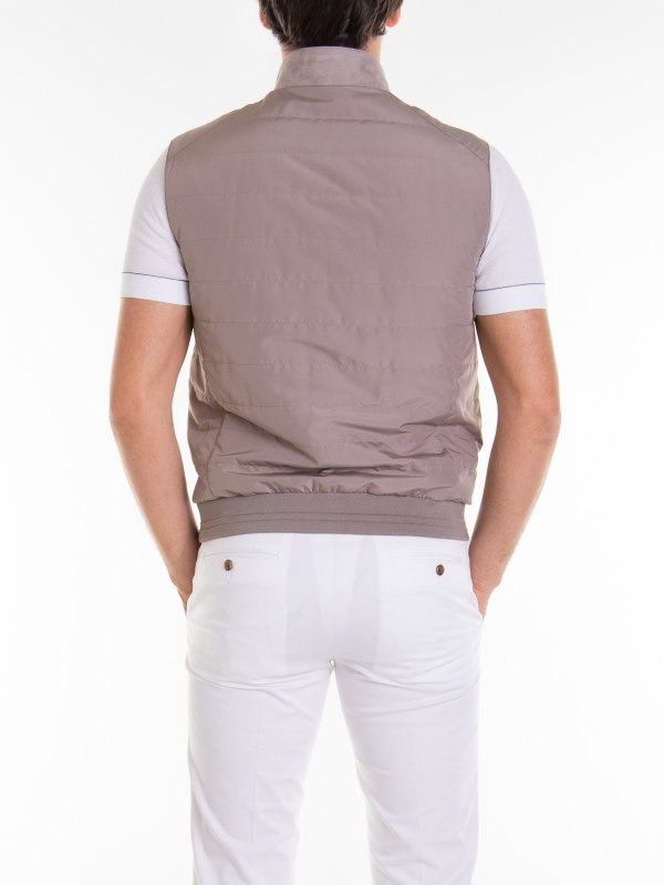 レザージャケット - ベージュ shop online: CORNELIANI