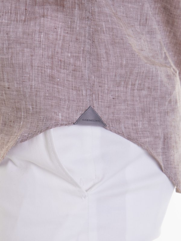 CORNELIANI buy online Camicia di lino beige