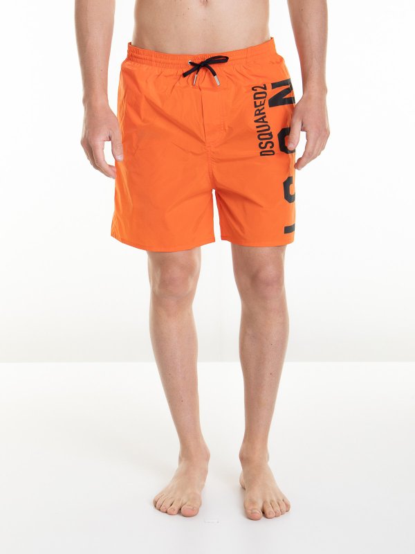 DSQUARED2: Badeanzüge und Badehosen online - Badehose - Orange