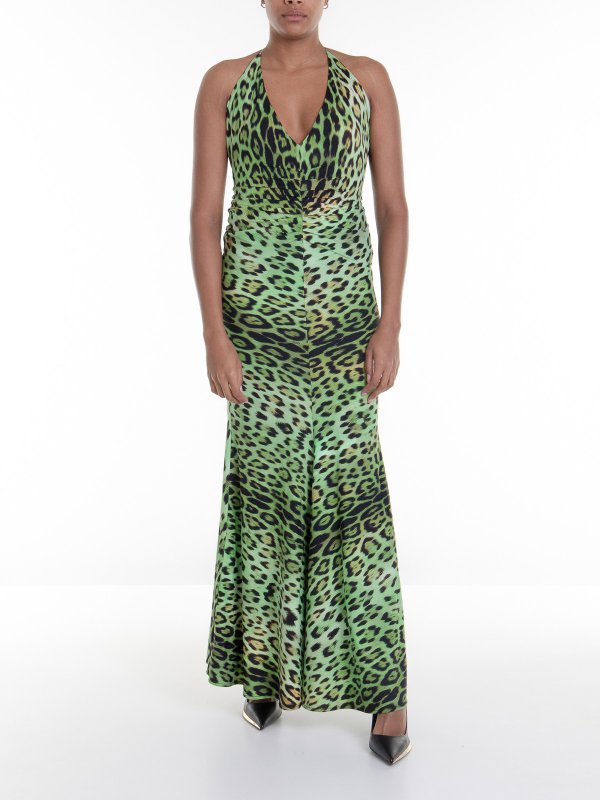 ROBERTO CAVALLI: マキシドレス online - マキシドレス - マルチカラー