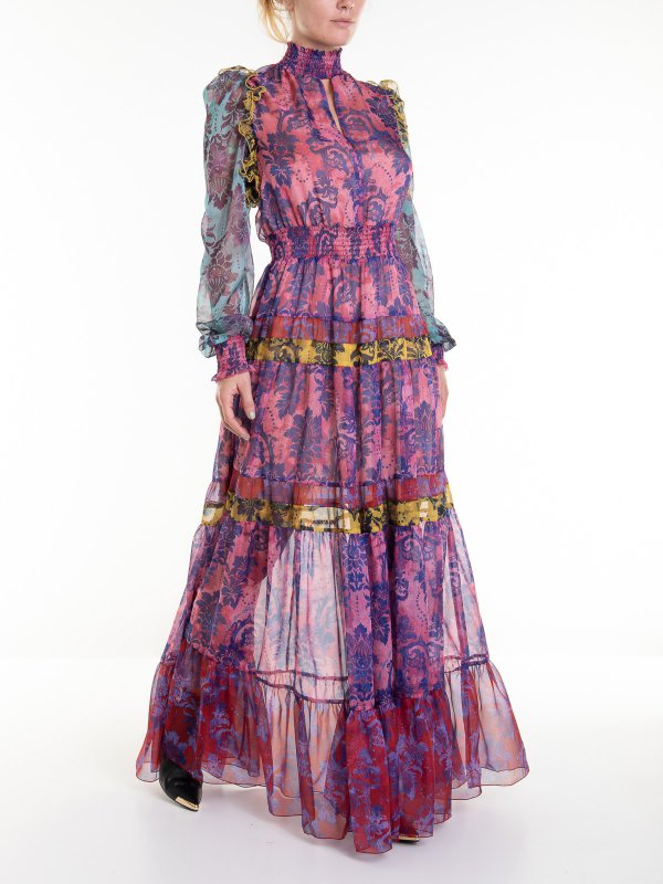 iKRIX Versace Jeans Couture: マキシドレス - マキシドレス - マルチカラー