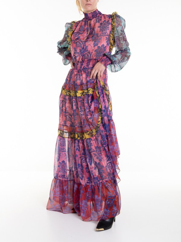 Versace Jeans Couture buy online マキシドレス - マルチカラー