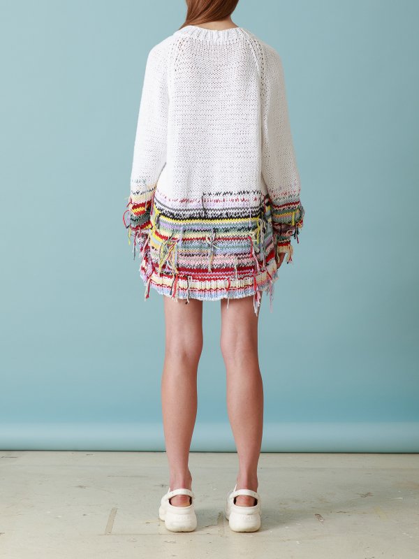 iKRIX CAVIA: Strickpullover mit V-Ausschnitt - V-Pullover - Weiß