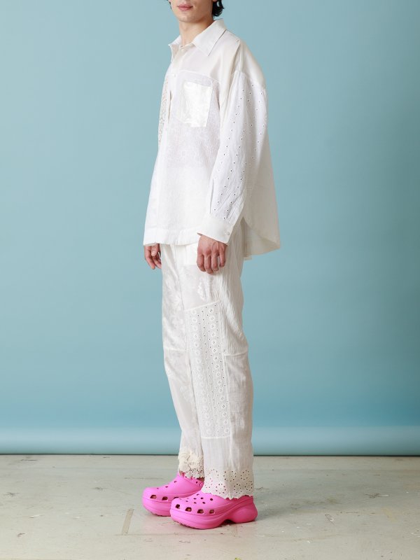 CAVIA: shirts online - Nada lace shirt